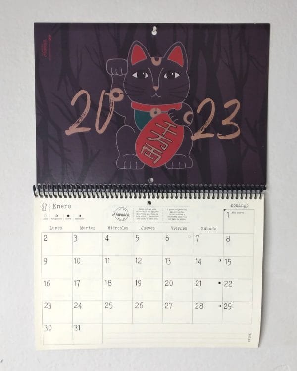 PLANNER MES | Neko negro